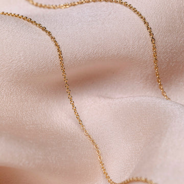 Signature Heart Chain, 18k Yellow Gold / White Gold