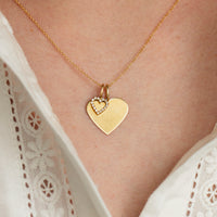 Astrid Solid Heart, 18k Gold