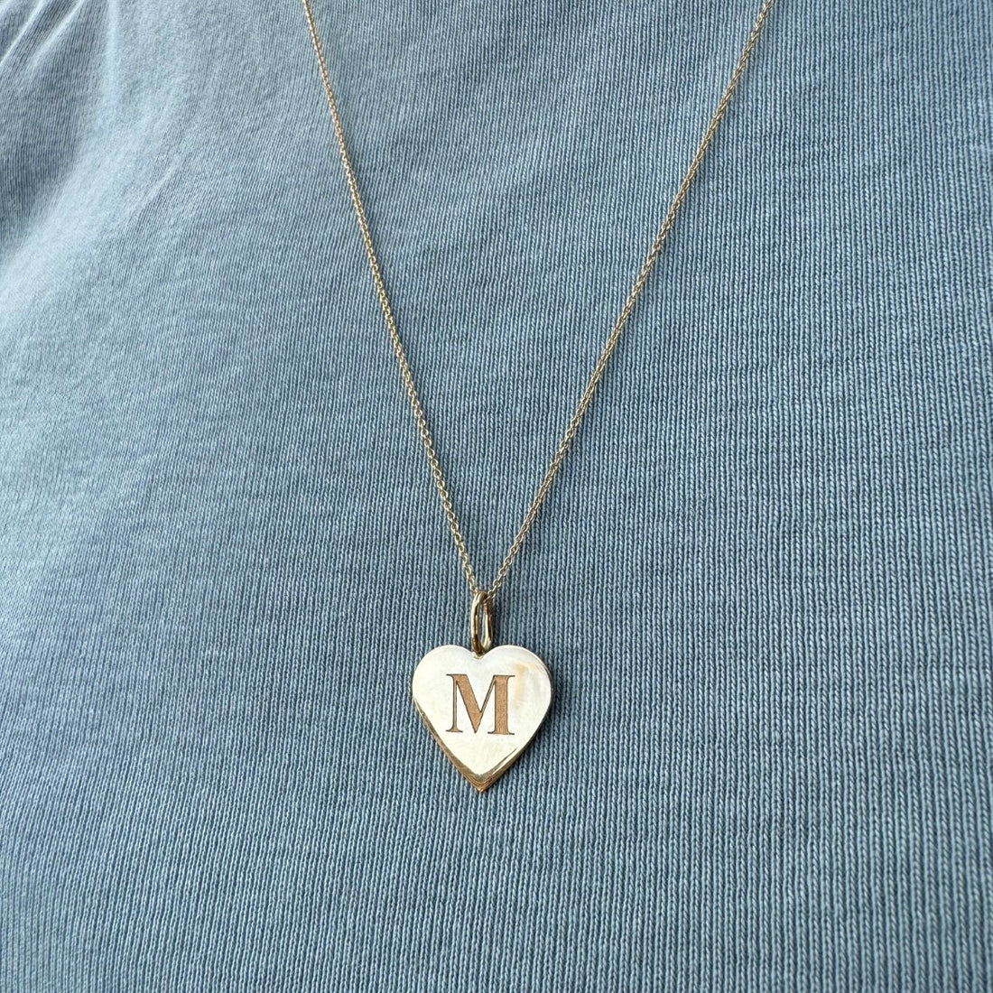 Astrid Solid Heart, 18k Gold