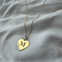 Astrid Solid Heart, 18k Gold